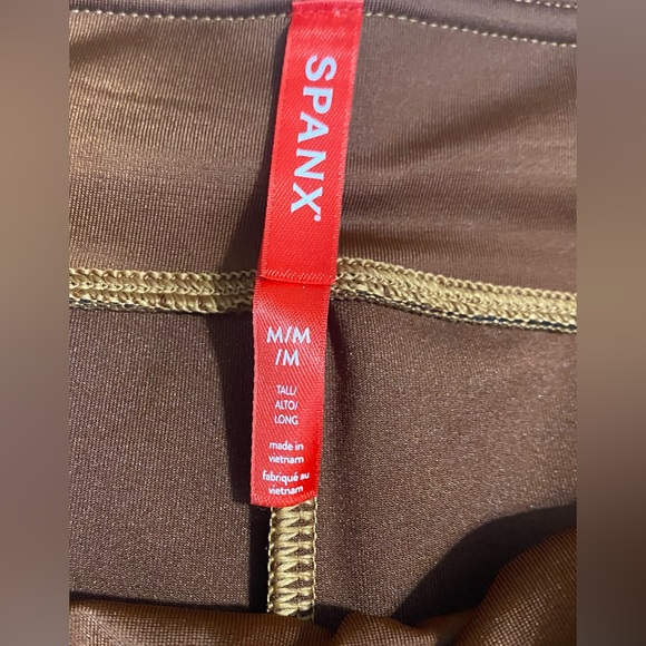 SPANX Faux Suede High-Waisted Leggings - Picture 6 of 12